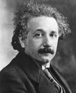 picture of Albert Einstein.